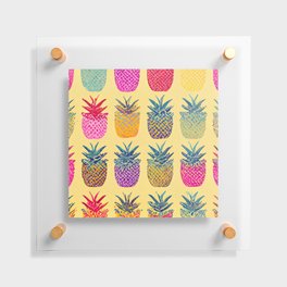 Pop Art Pineapples Floating Acrylic Print