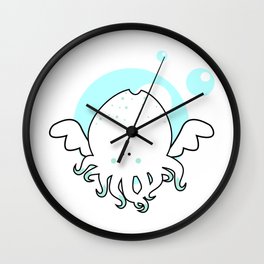 Baby Cthulhu Wall Clock | Myth, Octopus, Drawing, Baby, Dicegame, Ftagn, Sf, Science Fiction, Chibi, Legend 