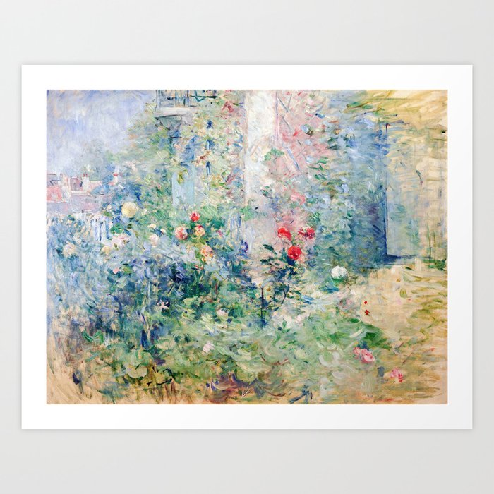 Berthe Morisot - The Garden at Bougival Art Print