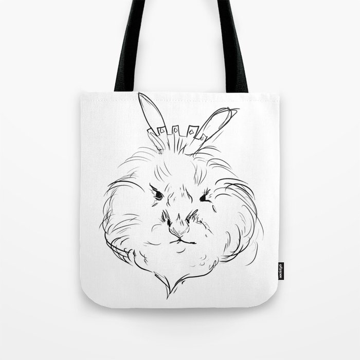 Royal Bunny Tote Bag