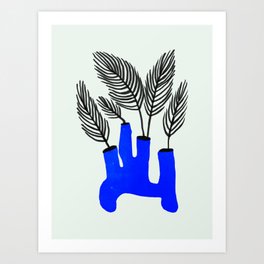 The Blue Vase Art Print