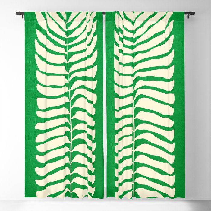 JAZZ FERNS 04 | Pine Green Matisse Edition Blackout Curtain