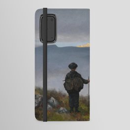 Theodor Kittelsen - Far, far away Soria Moria Palace shimmered like Gold Android Wallet Case