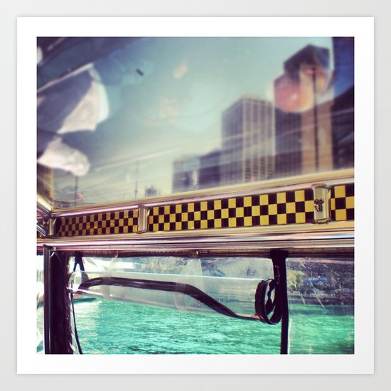 Wendella Water Taxi Art Print