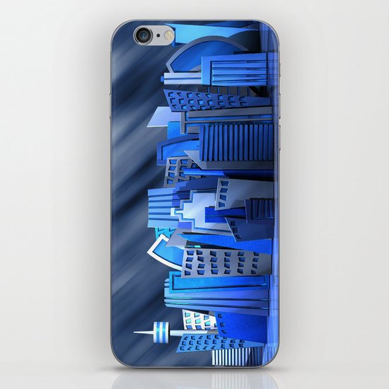 Blue City iPhone & iPod Skin
