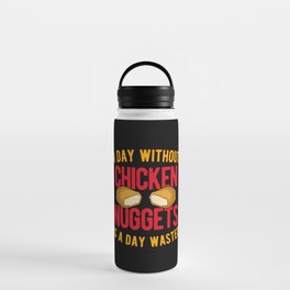 Chicken Nuggets Funny Water Bottle