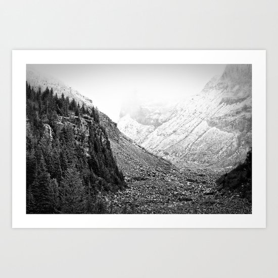 Mountain Valley Fog Art Print