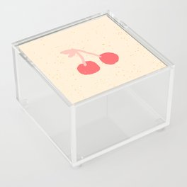 cherries gift - pink, red and cream Acrylic Box