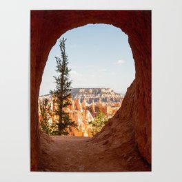 Peekaboo - Natural Window Into Bryce Canyon, Bryce Canyon National Park, Utah, USA Poster
