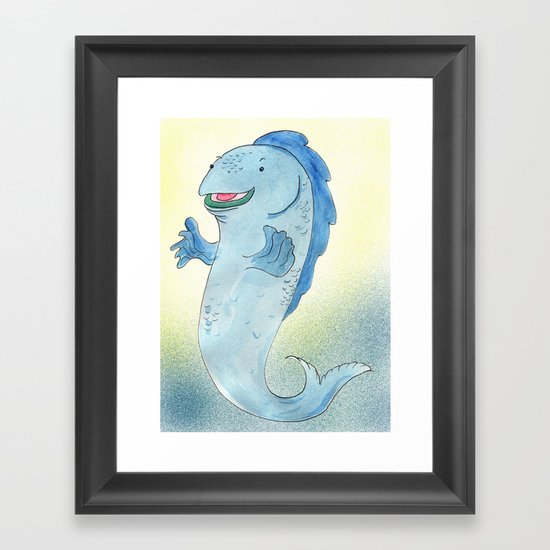 Jazz Fins Framed Art Print