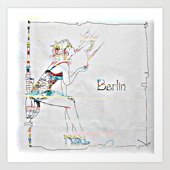 Berlin Art Print
