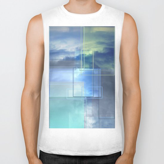 Clouds Biker Tank