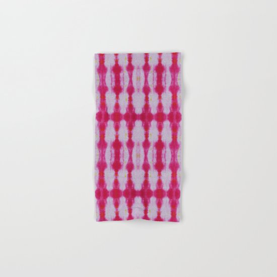 Fuchsia Tie Dye Stripe 1 Hand & Bath Towel
