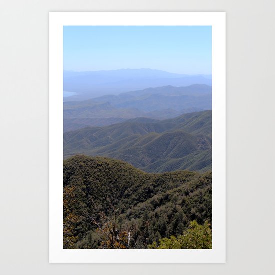 Four Peaks Art Print