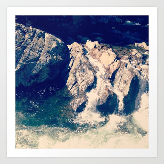 On The Rocks Art Print