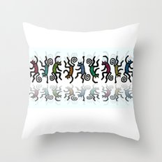 DANCING CATS LINE DANCE Throw Pillow