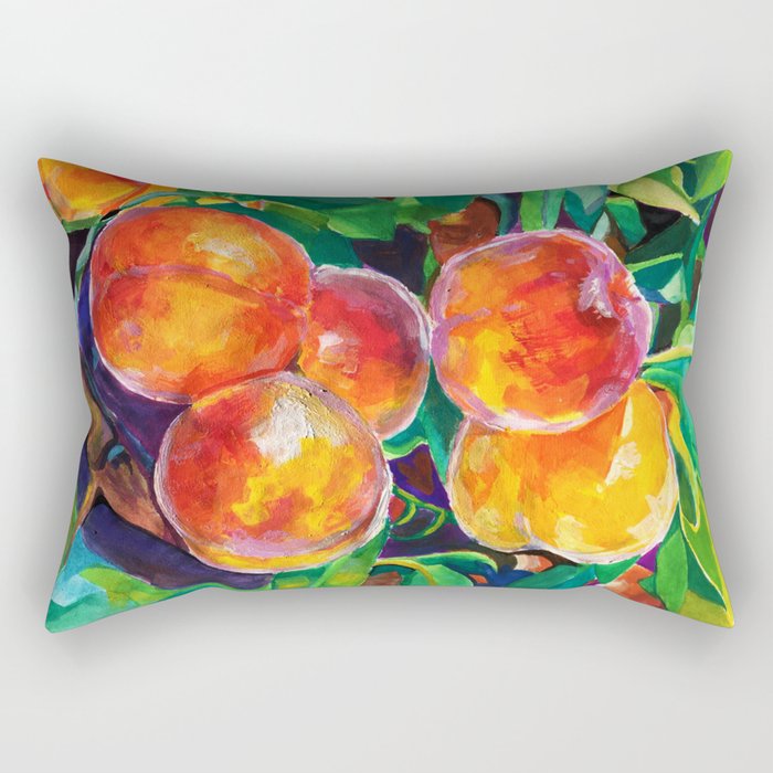 "peaches come from a can" Rectangular Pillow