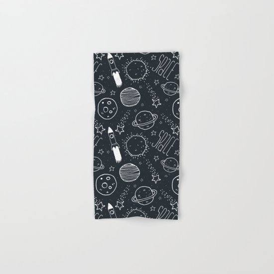 Space Doodles Hand & Bath Towel