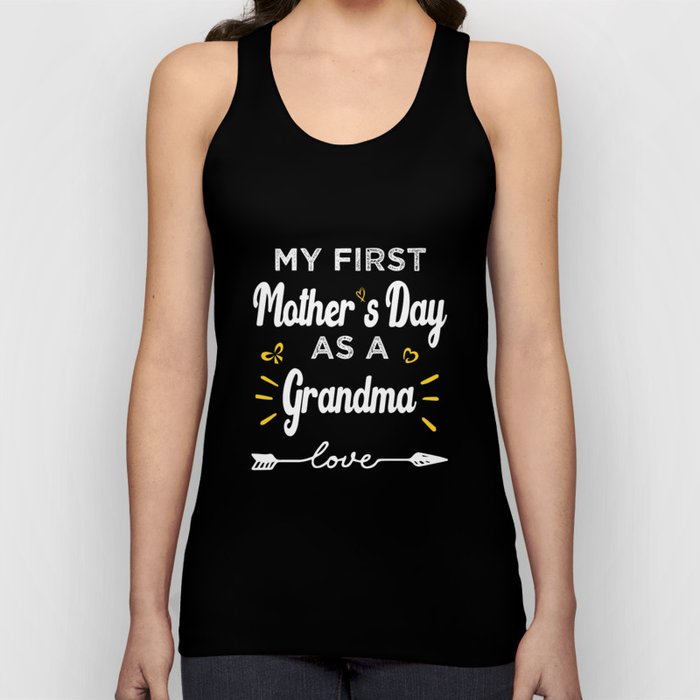 Womens My first Mother's day as a grandma Mothers Day 2022 Women Tank Top