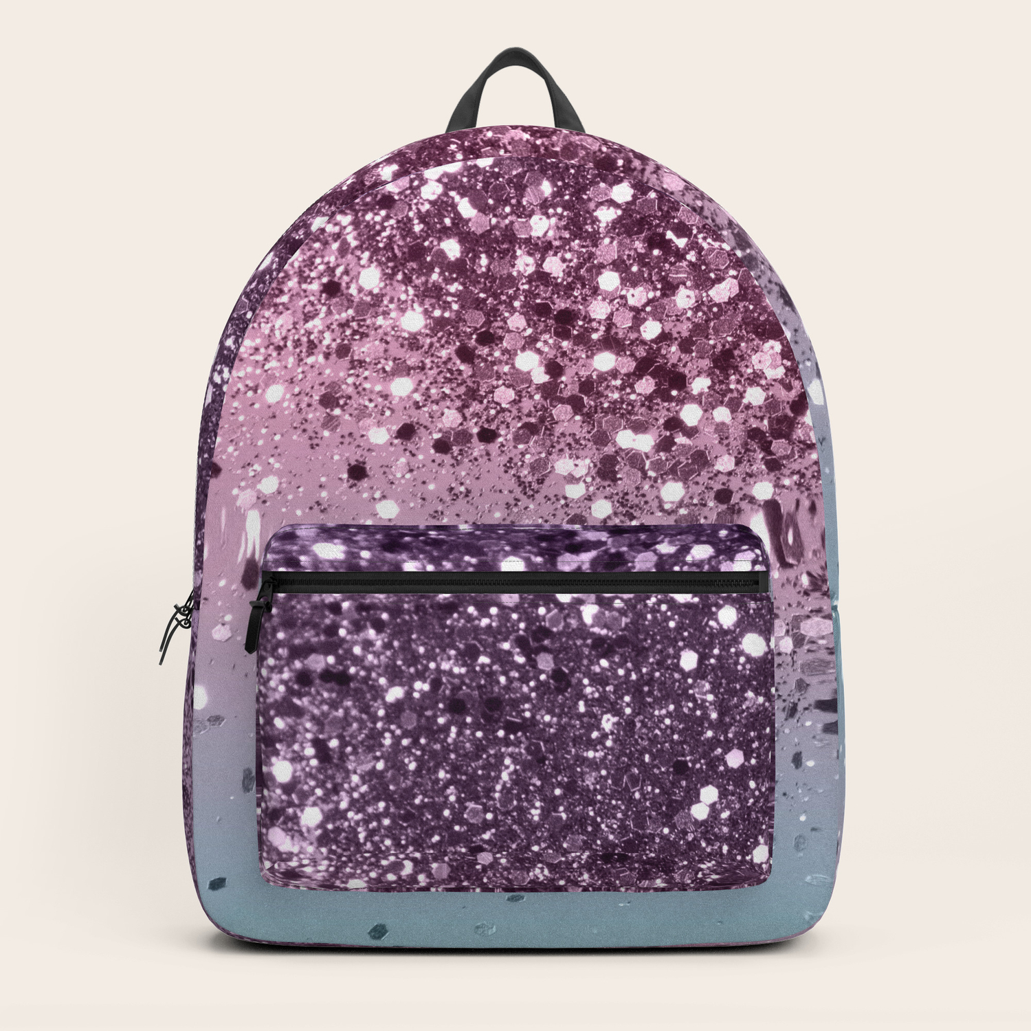 shiny unicorn backpack
