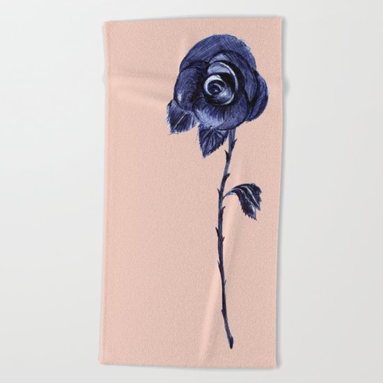 Rose Pink Beach Towel