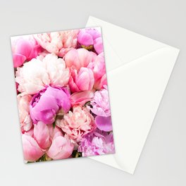 Peonies Stationery Cards
