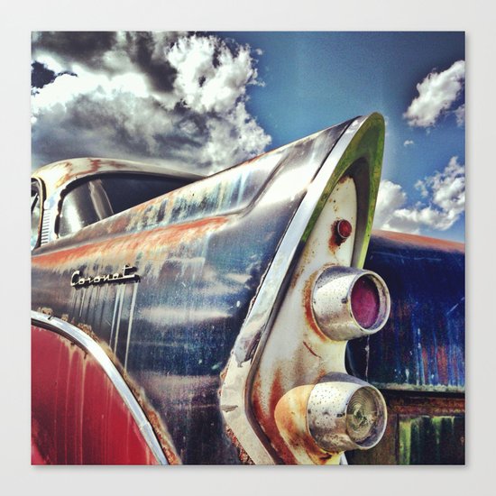 Car vintage Rust Canvas Print