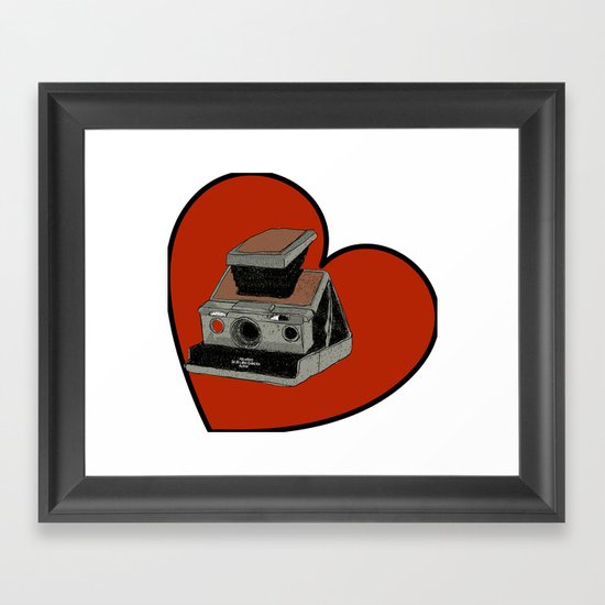 POLAROID SX70 Framed Art Print