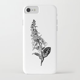 wild flower: digitalis purpurea iPhone Case