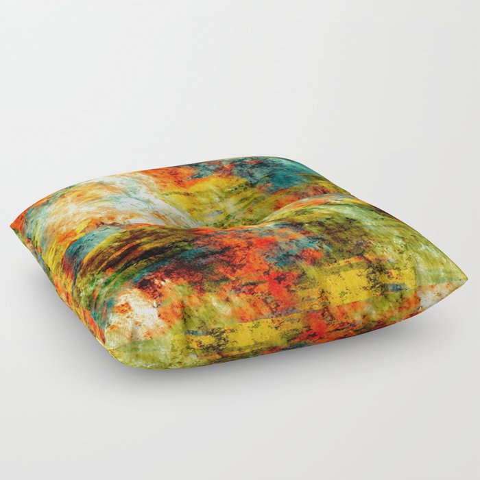ABSTRACT COLOR. Floor Pillow