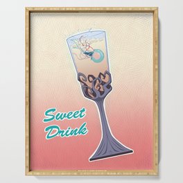 Sweet Drink Serving Tray