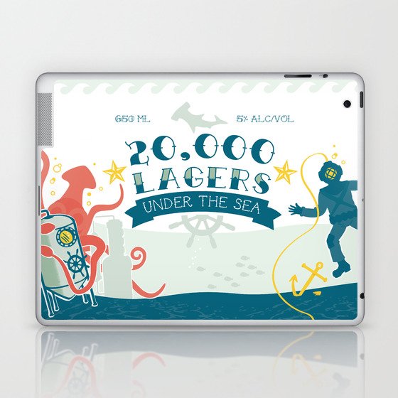 20,000 Lagers Under the Sea Laptop & iPad Skin