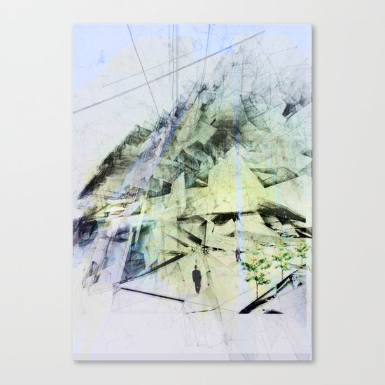 Network Canvas Print