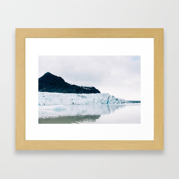 Iceberg Ahead Framed Art Print