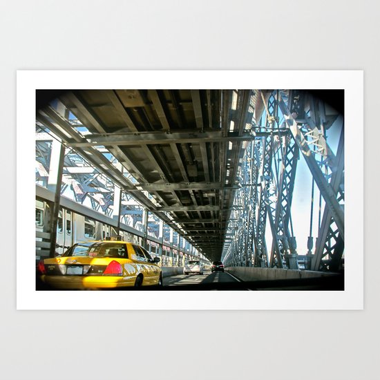 Washington Bridge, NYC Art Print