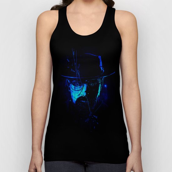 Mr. White (Crystal Blue) Unisex Tank Top