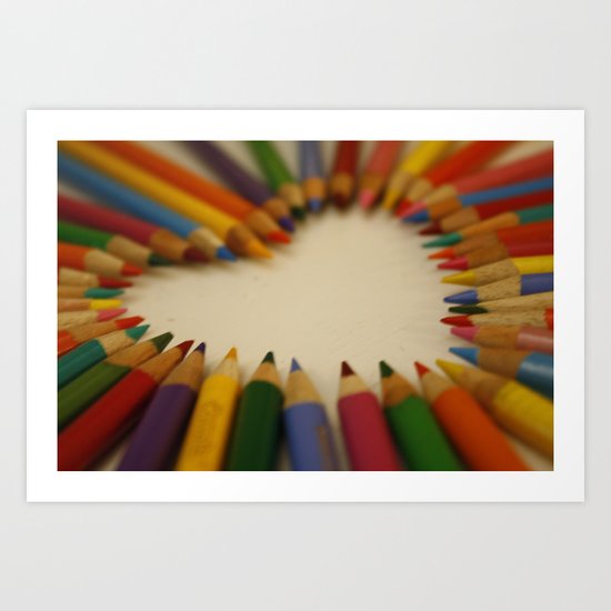 you color my world Art Print