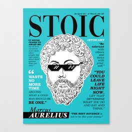 Stoic. Marcus Aurelius Canvas Print