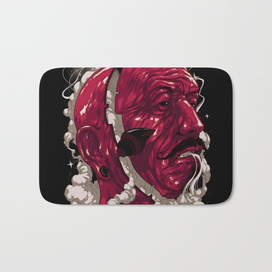 See no devil Bath Mat