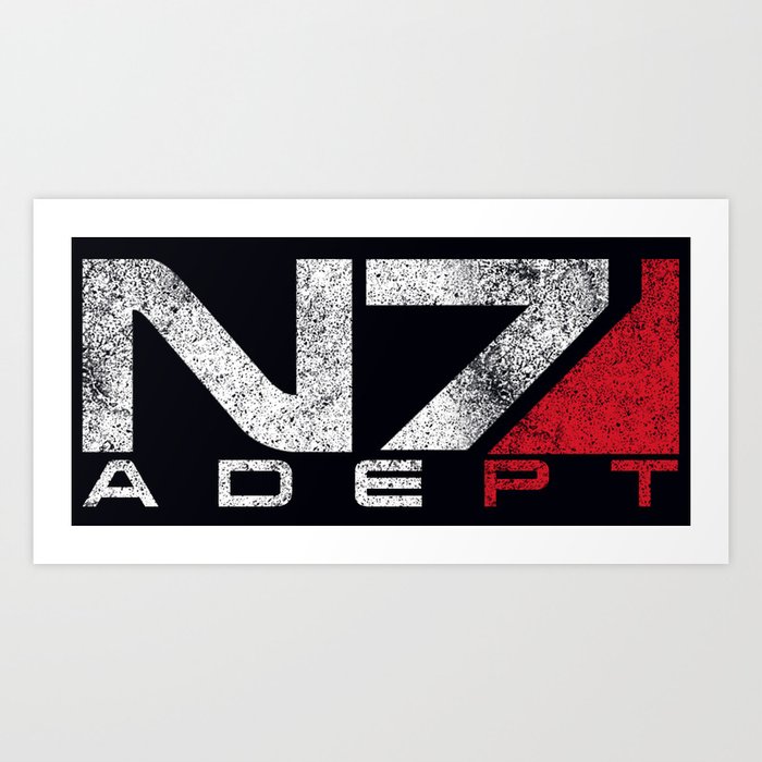 N7 Adept Art Print