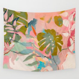 tropical home jungle abstract Wall Tapestry