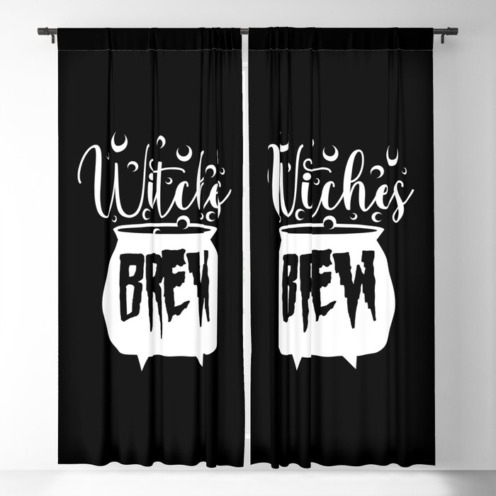 Witches Brew Spooky Halloween Cool Blackout Curtain
