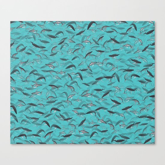 Whales Canvas Print