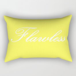 Flawless Yellow Rectangular Pillow