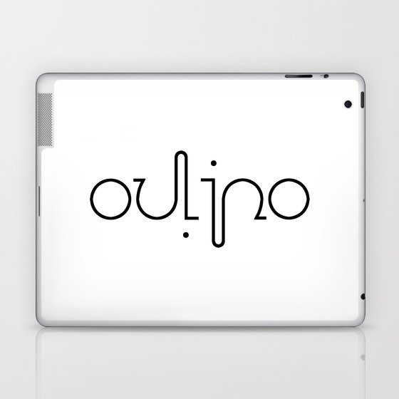OULIPO ambigram Laptop & iPad Skin