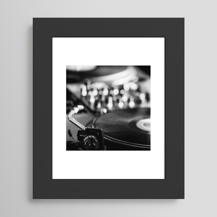 dj turntable record music aesthetic close up elegant mood art