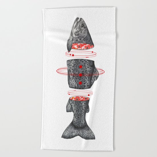 Sashimi II Beach Towel