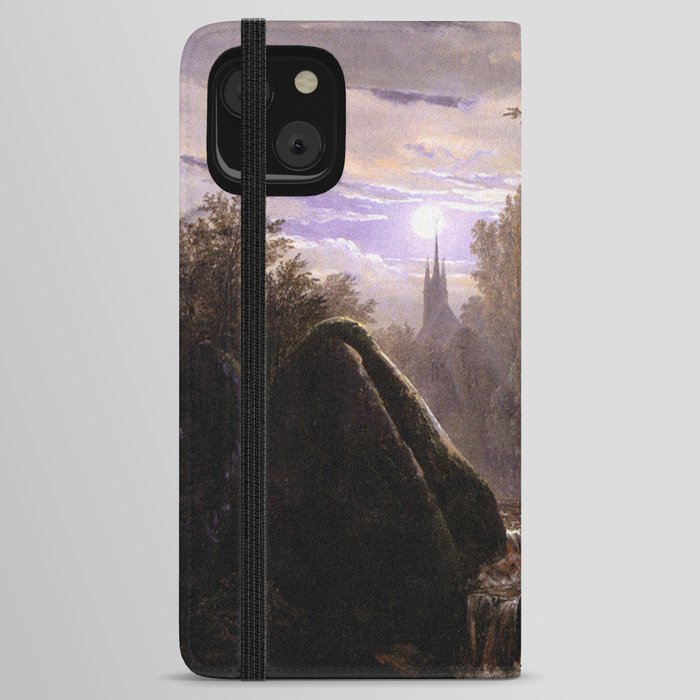 a moonlit night - Carl Wagner  iPhone Wallet Case