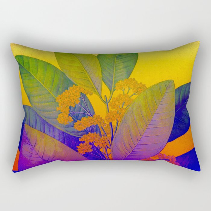 Bright Plant Rectangular Pillow