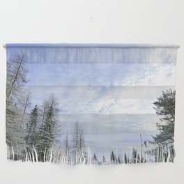 Winter Nature Walk in the Scottish Highlands in Expressive and Afterglow Wall Hanging